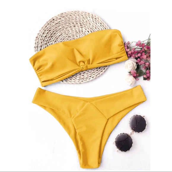 Zaful Swim Other - Yellow Bikini